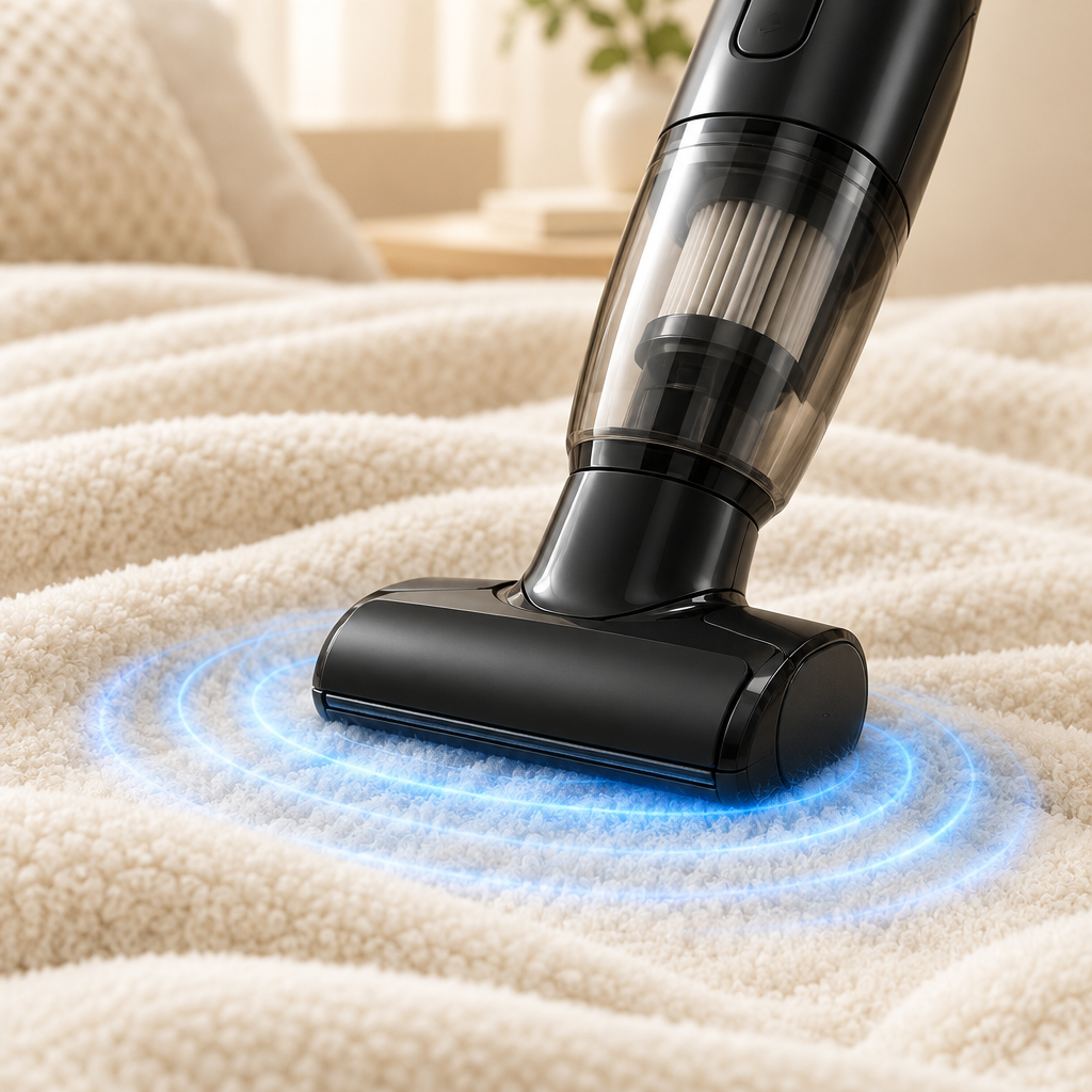 Vacuum base with suction ripple effect