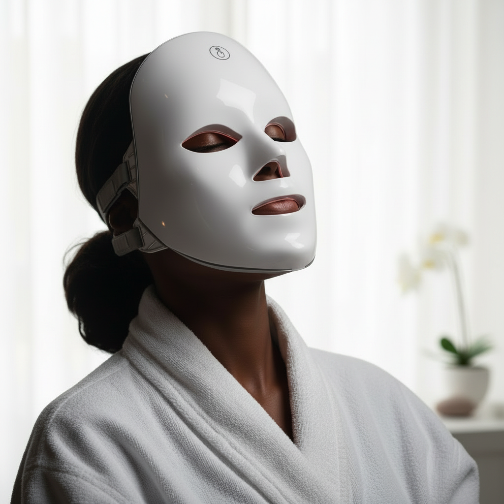 LED Mask Lifestyle - Light Background