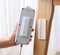 Set of 5 Plastic Wall-Mounted Power Strip Organizers - No Drilling Required, Detachable Holder for Routers, Remote Controls & Cables