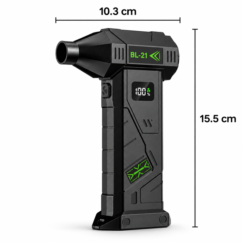 Premium BBQ blower dimensions image